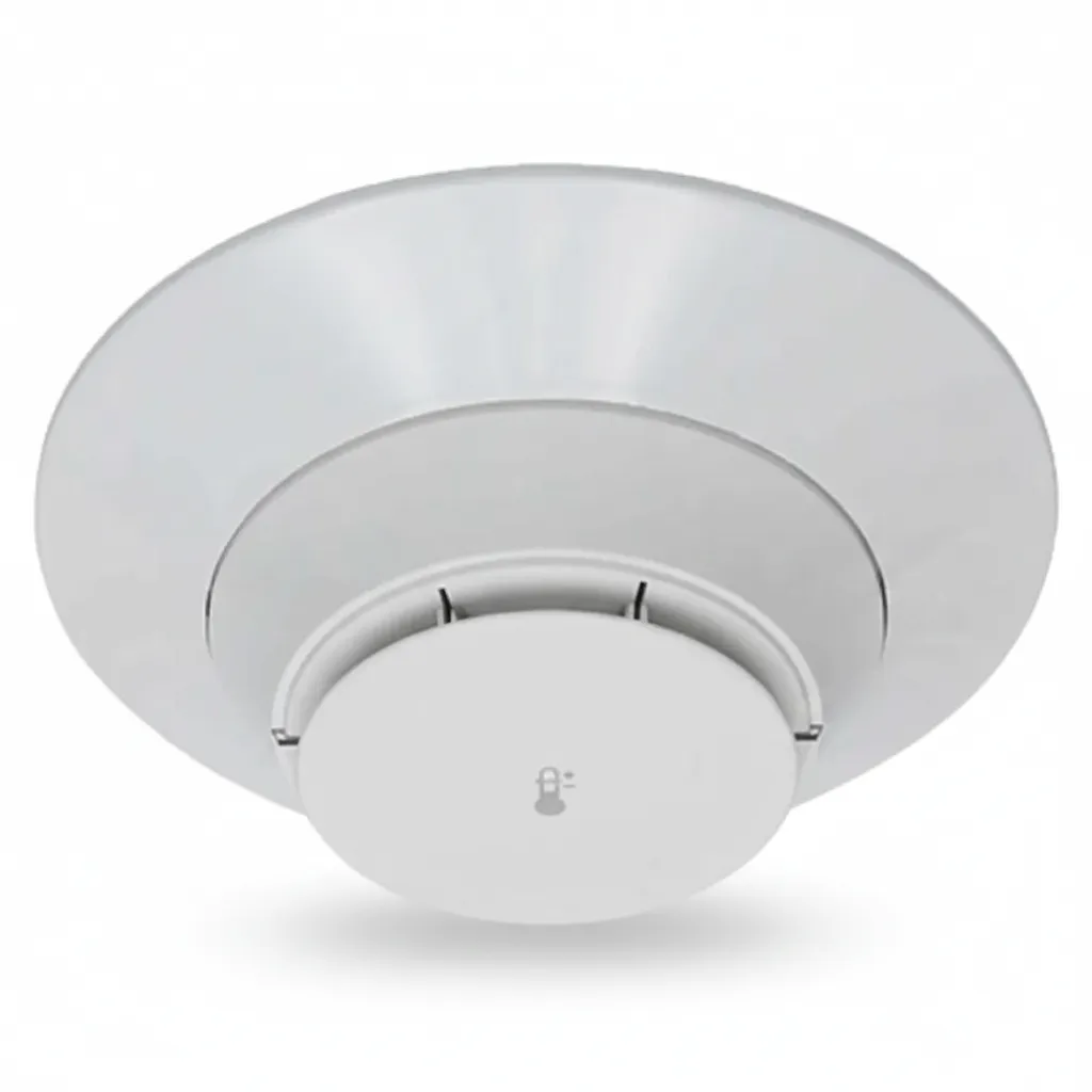 ADDRESSABLE LOW-PROFILE PHOTOELECTRIC SMOKE DETECTOR W/THERMAL SENSOR; WHITE; LITESPEED ONLY; INCLUDES BASE