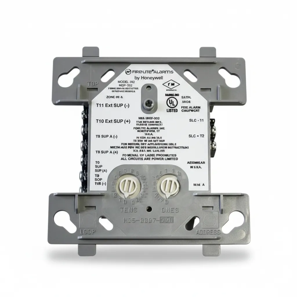 [MMF-302] ADDRESSABLE MONITOR MODULE, ONE STYLE B (CLASS B) INITIATING DEVICE CIRCUIT FOR MONITORING COMPATIBLE 2-WIRE SMOKE DETECTORS, INCLUDES POLLING LED.  