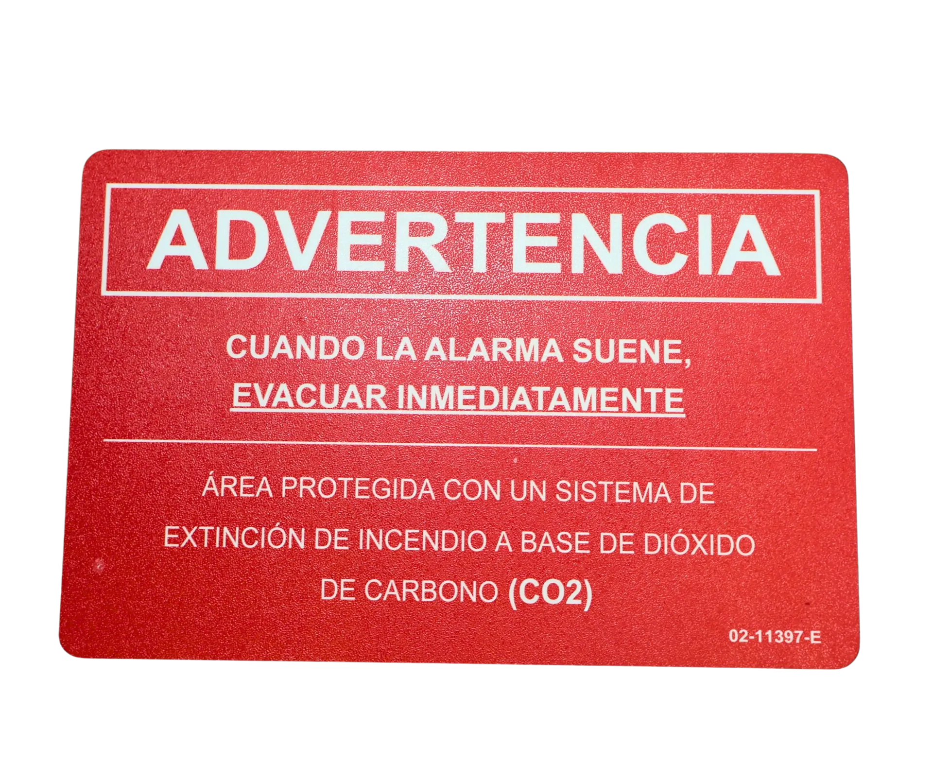 [02-11397N] Co2 sign s/l (02-11397-sp)