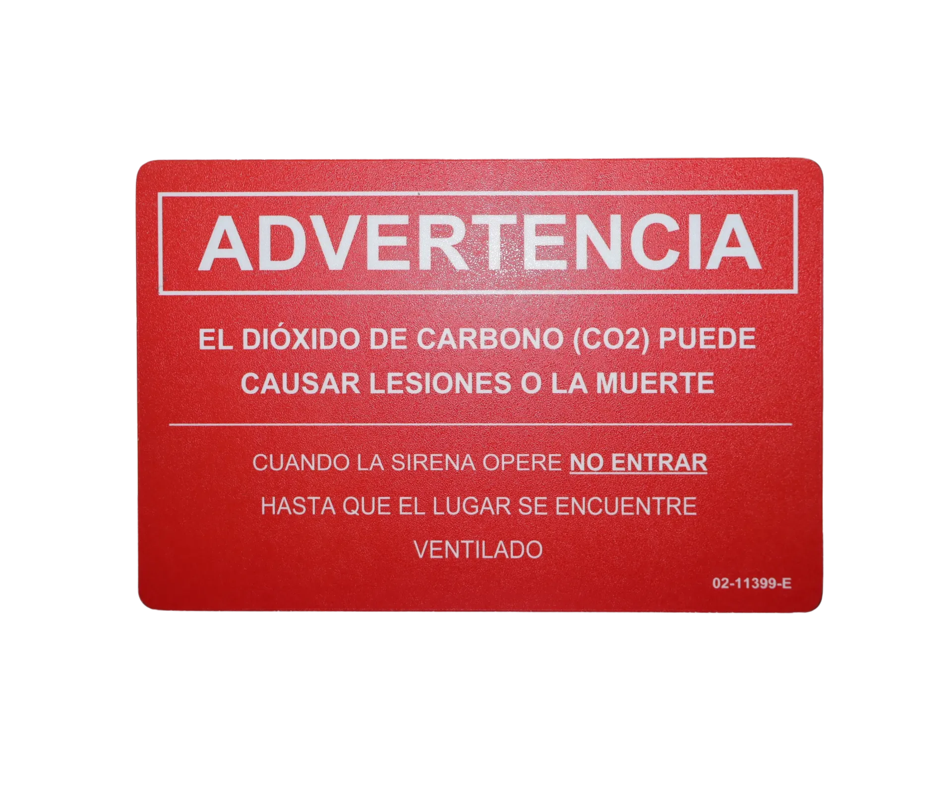 [02-11399N] Co2 sign s/l (02-11399-sp)