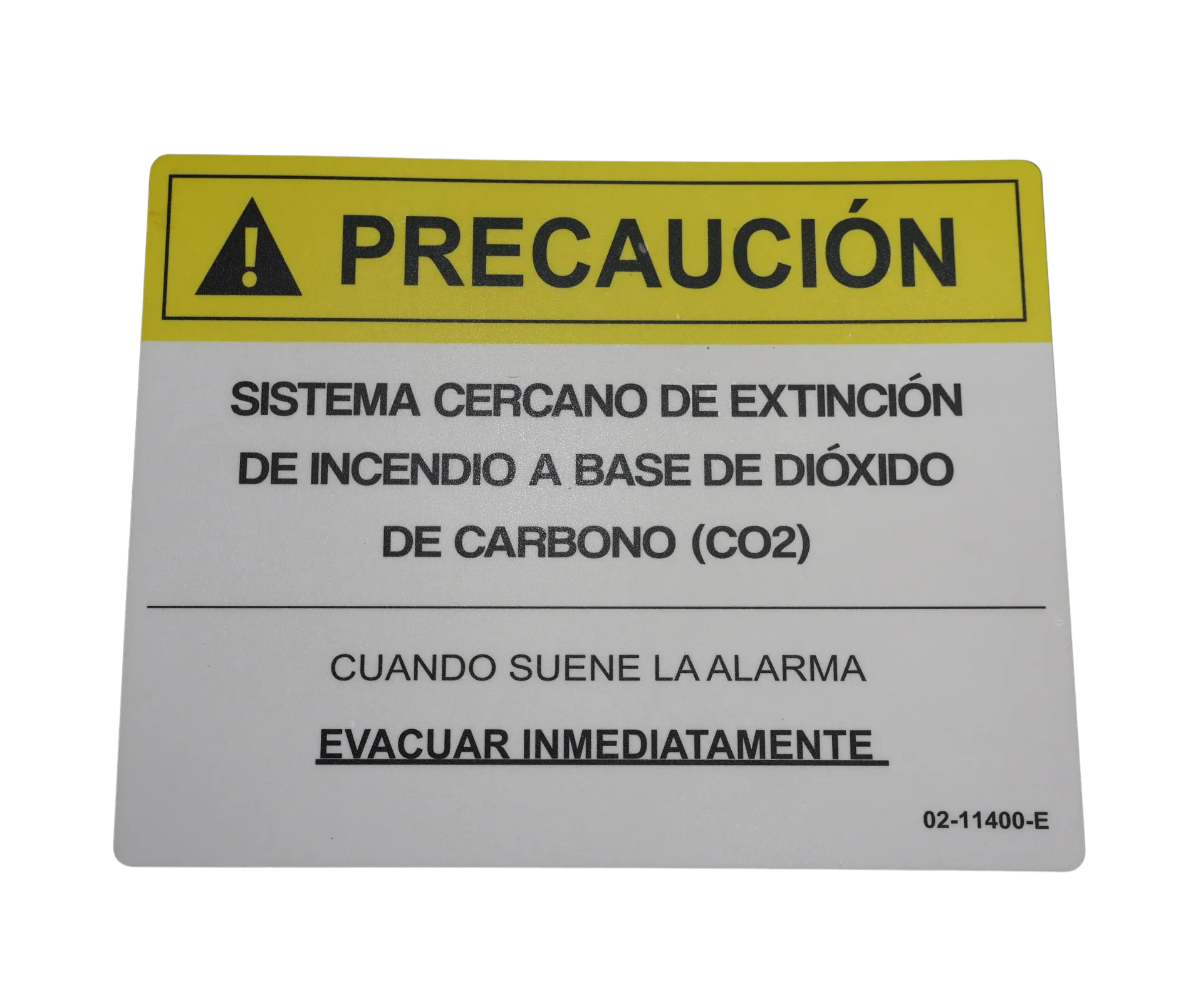 [02-11400N] Co2 sign s/l (02-11400-sp)