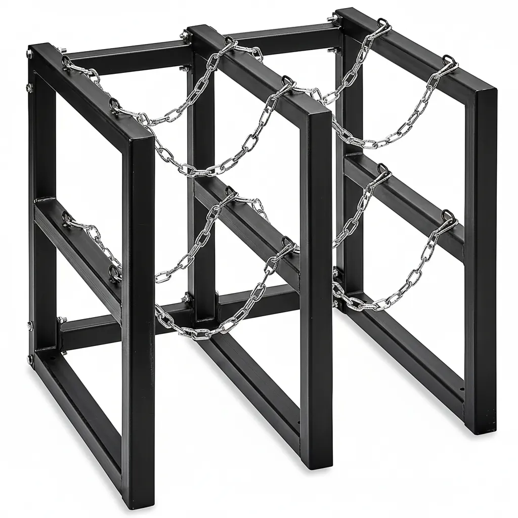 Sistema de rack co2, fila sencilla, cuatro cilindros