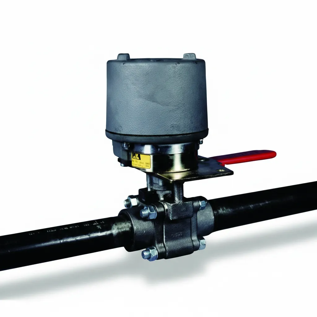 [C02-1212] Ball valve assy 1 npt w/ position indicator switch