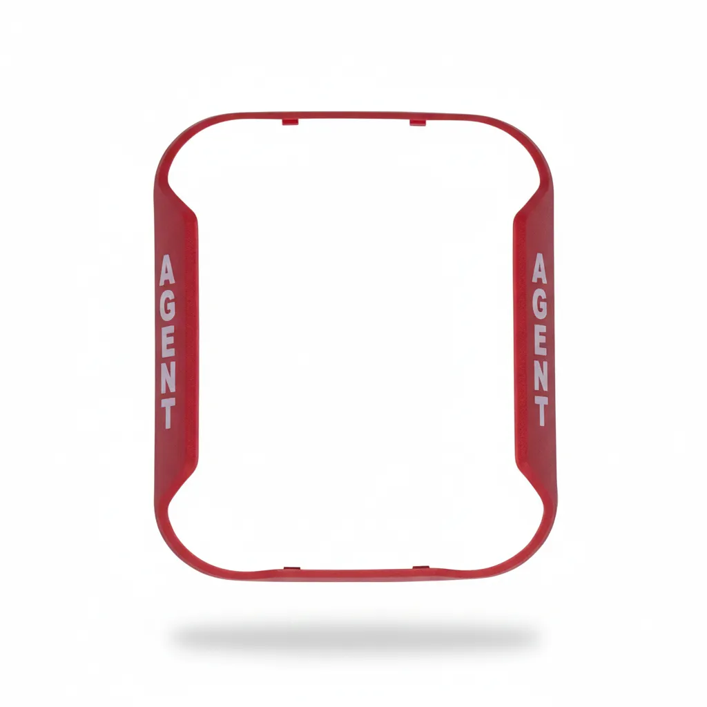 [BZR-AG] 4x4 Wall Red Bezel Kit with AGENT