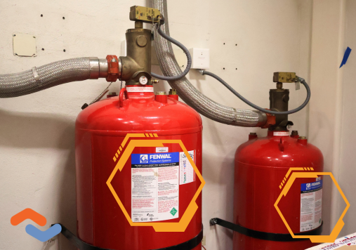 Placa de datos cilindro Kidde